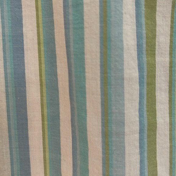 Jones New York blue, green and white striped top. Size 2X - Picture 7 of 9